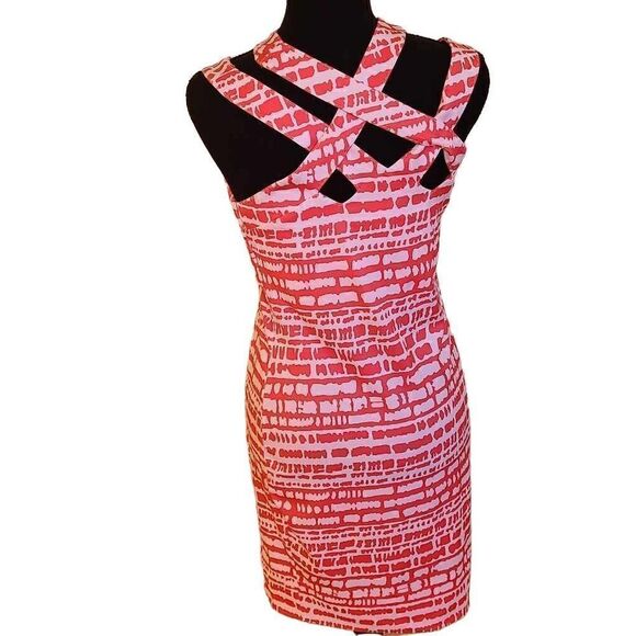Gretchen Scott Hotsie Totsie Cypher Coral Dress - Picture 4 of 12